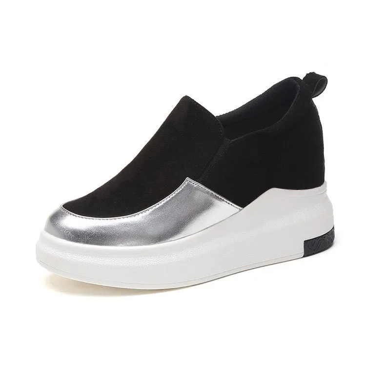 Women's Platform Hidden Wedge Slip-On Shoes & women's casual shoes