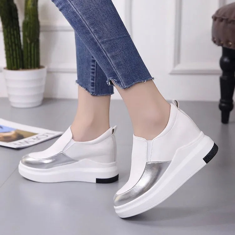 Women's Platform Hidden Wedge Slip-On Shoes & women's casual shoes