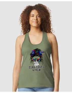 Zero Fuck's Given Adult Women's Tank-Top