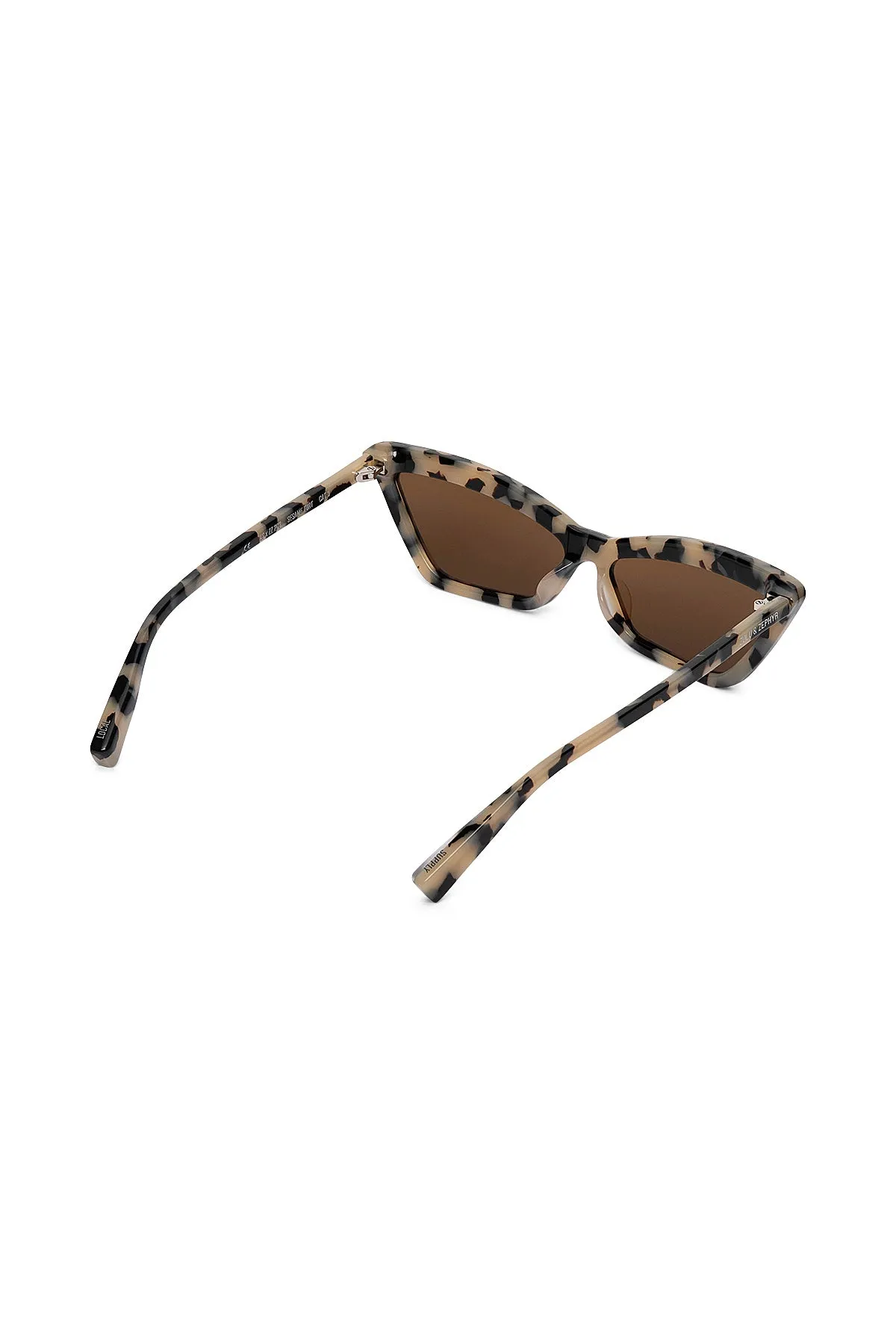 Zulu & Zephyr x Local Supply - Slim Cat Eye Sunglasses - Tortoise