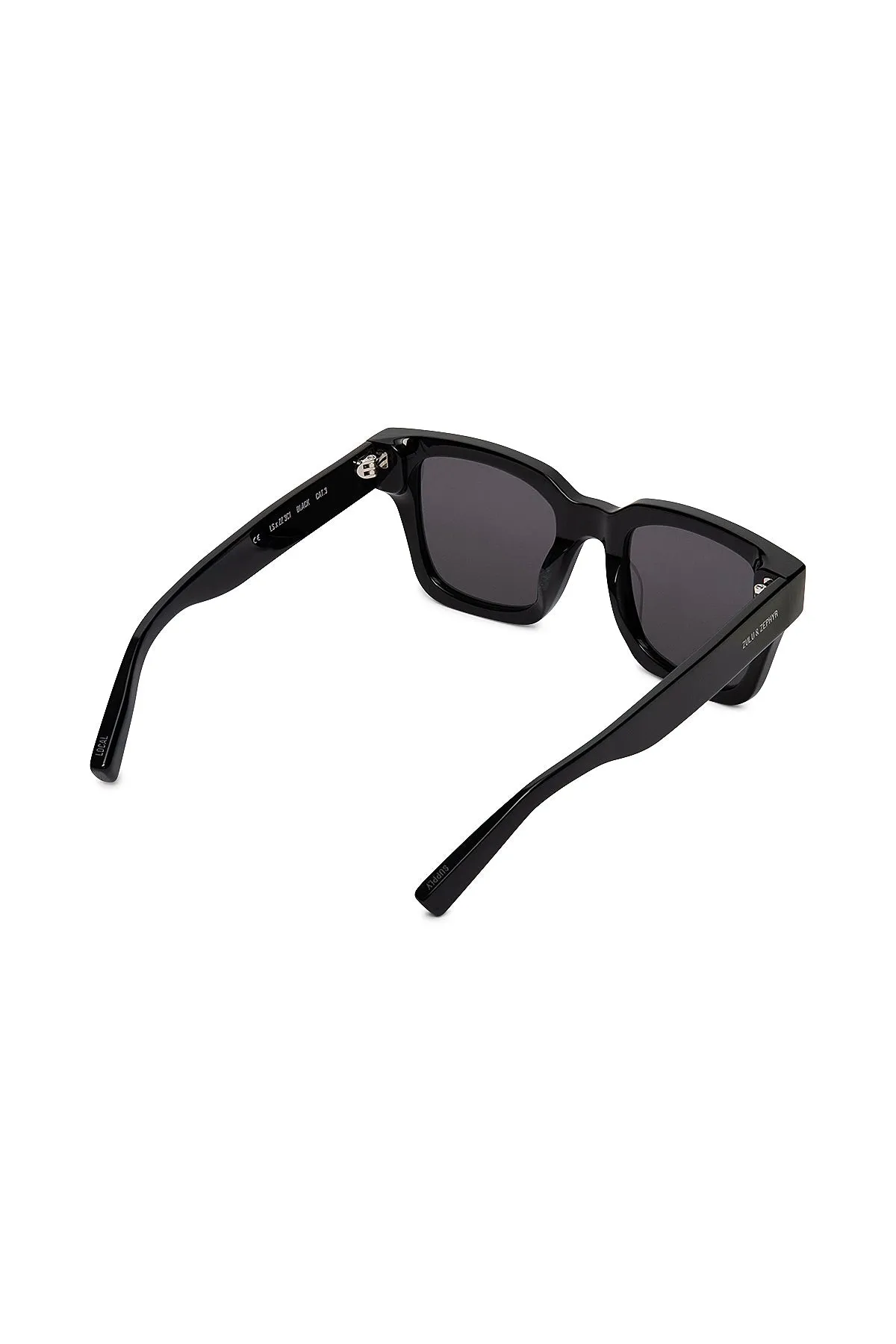 Zulu & Zephyr x Local Supply - Square Sunglasses - Black